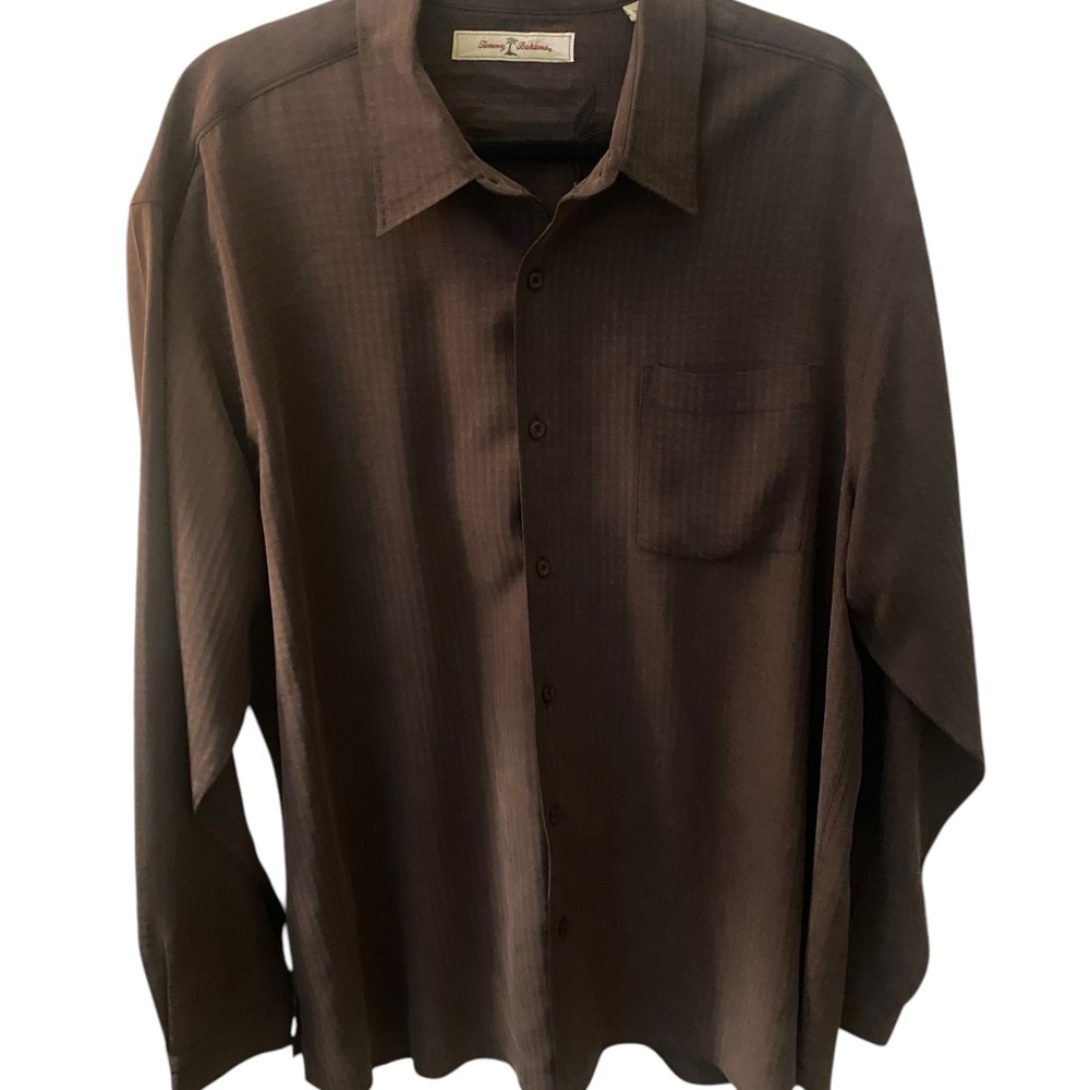 Tommy Bahama Brown Casual Button Down Shirt